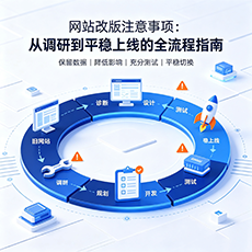 商洛建站-网站改版注意事项：从调研到平稳上线的全流程指南