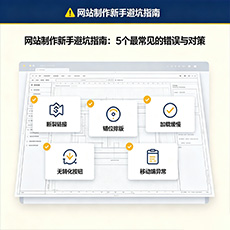 柞水建站-网站制作新手避坑指南：5个最常见的错误与对策