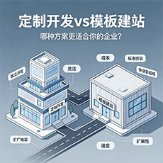 商洛建站-定制开发vs模板建站：哪种方案更适合你的企业？