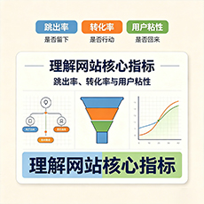 商洛建站-理解网站核心指标:跳出率、转化率与用户粘性