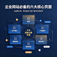 商洛建站-企业网站必备的六大核心页面