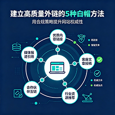 商洛建站-建立高质量外链的5种白帽方法